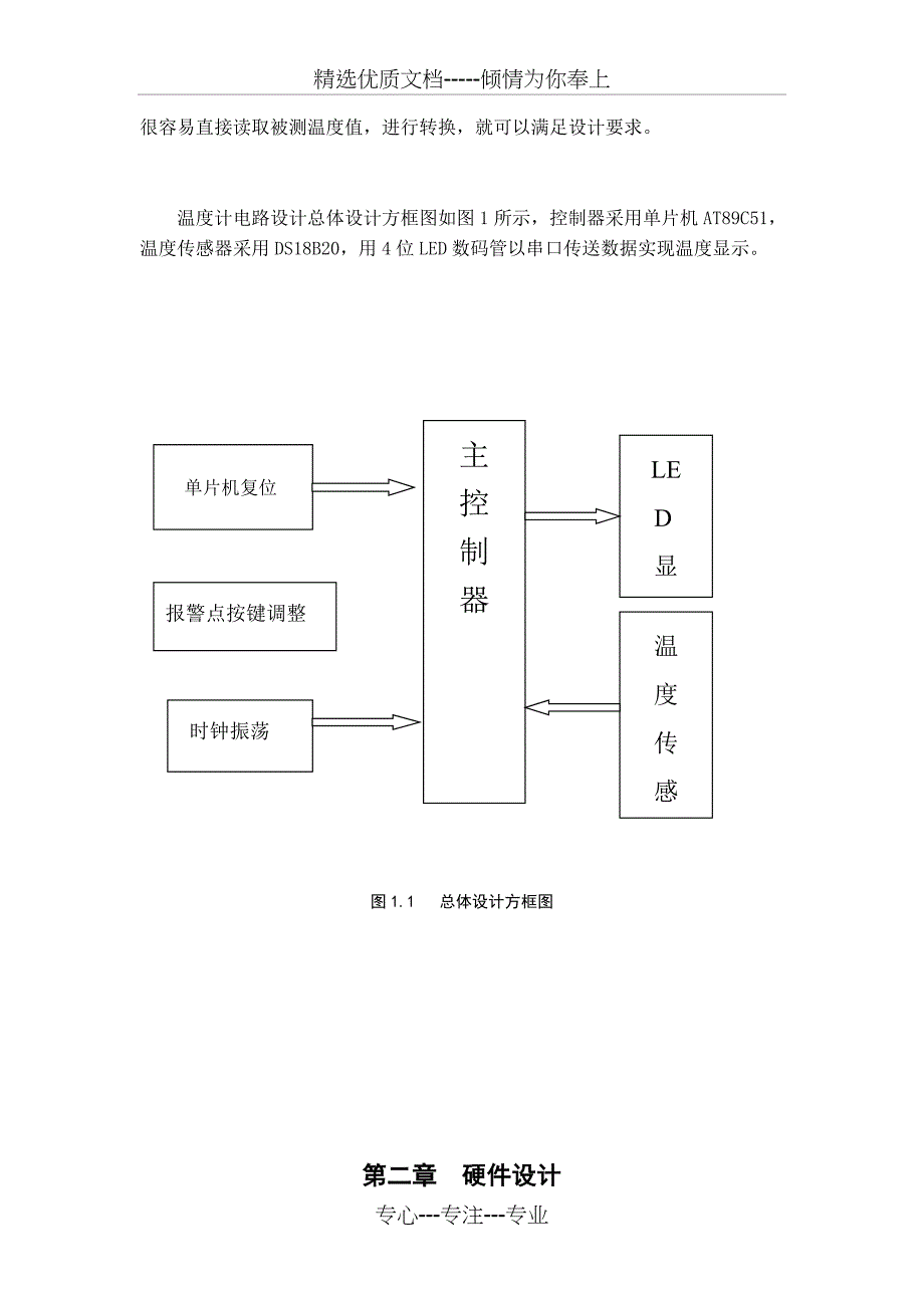 2012毕业设计--基于C51单片机-DS18B20温度计的设计与实现_第4页