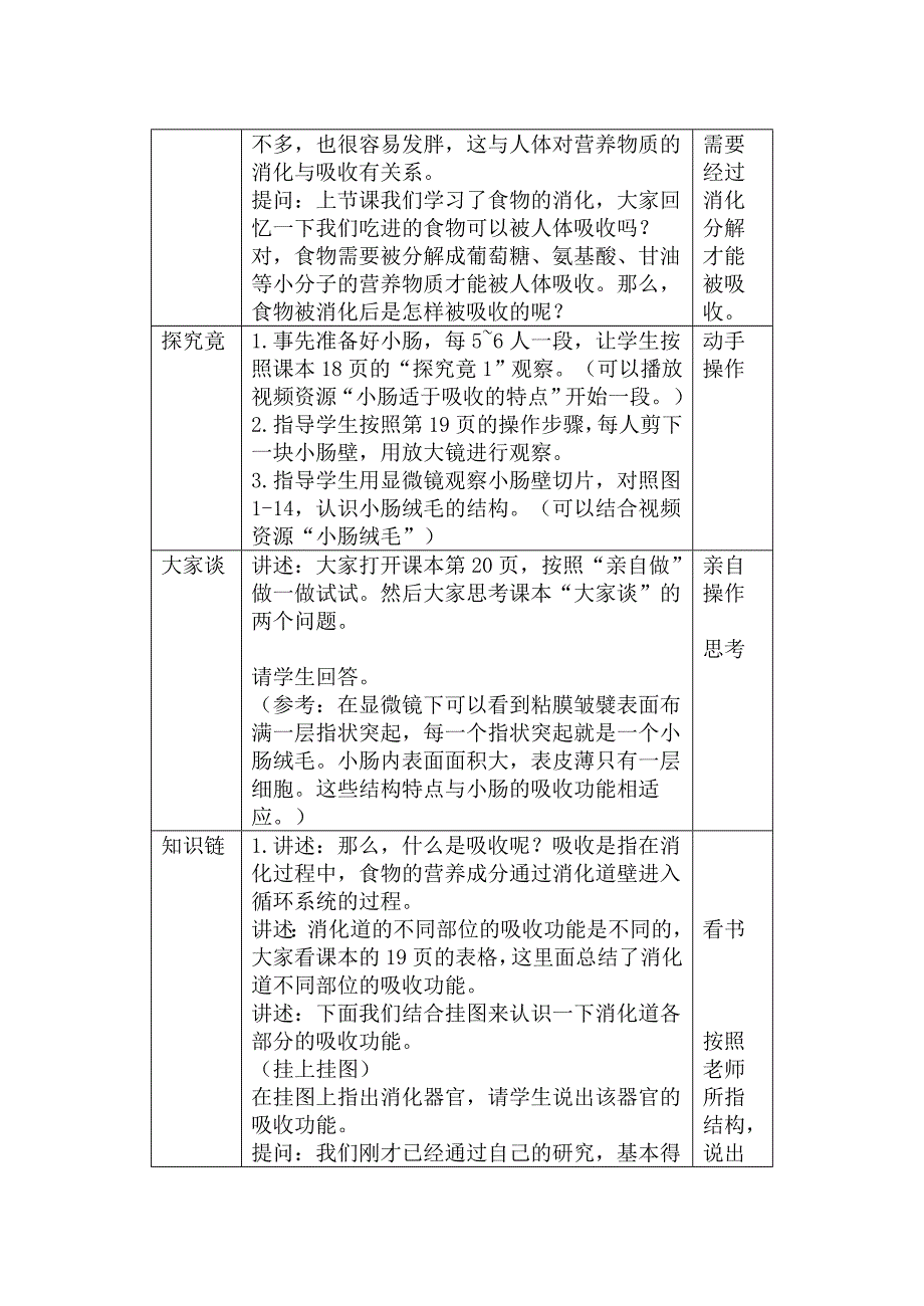 第三节营养物质的吸收和利用教学设计.doc_第2页