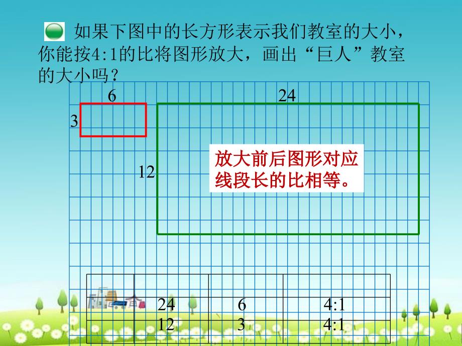 小学北师大版六年级数学下册图形的放大和缩小精品ppt课件_第3页