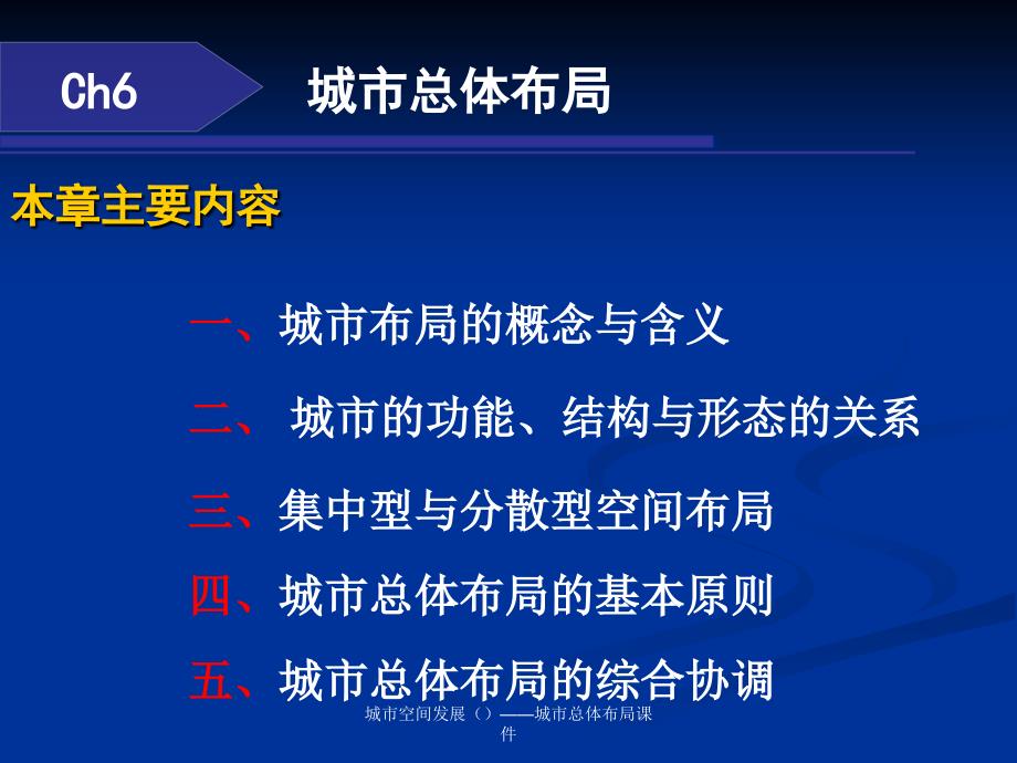 城市空间发展城市总体布局课件_第2页