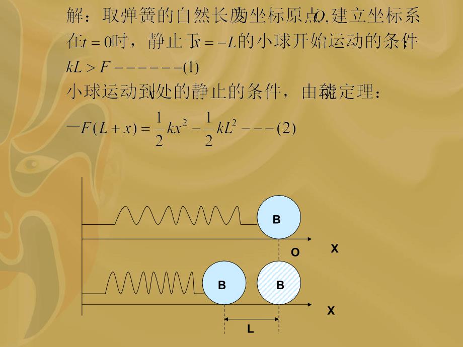 力学功和能功能原理例倔强系数为K的轻弹簧一端固_第2页