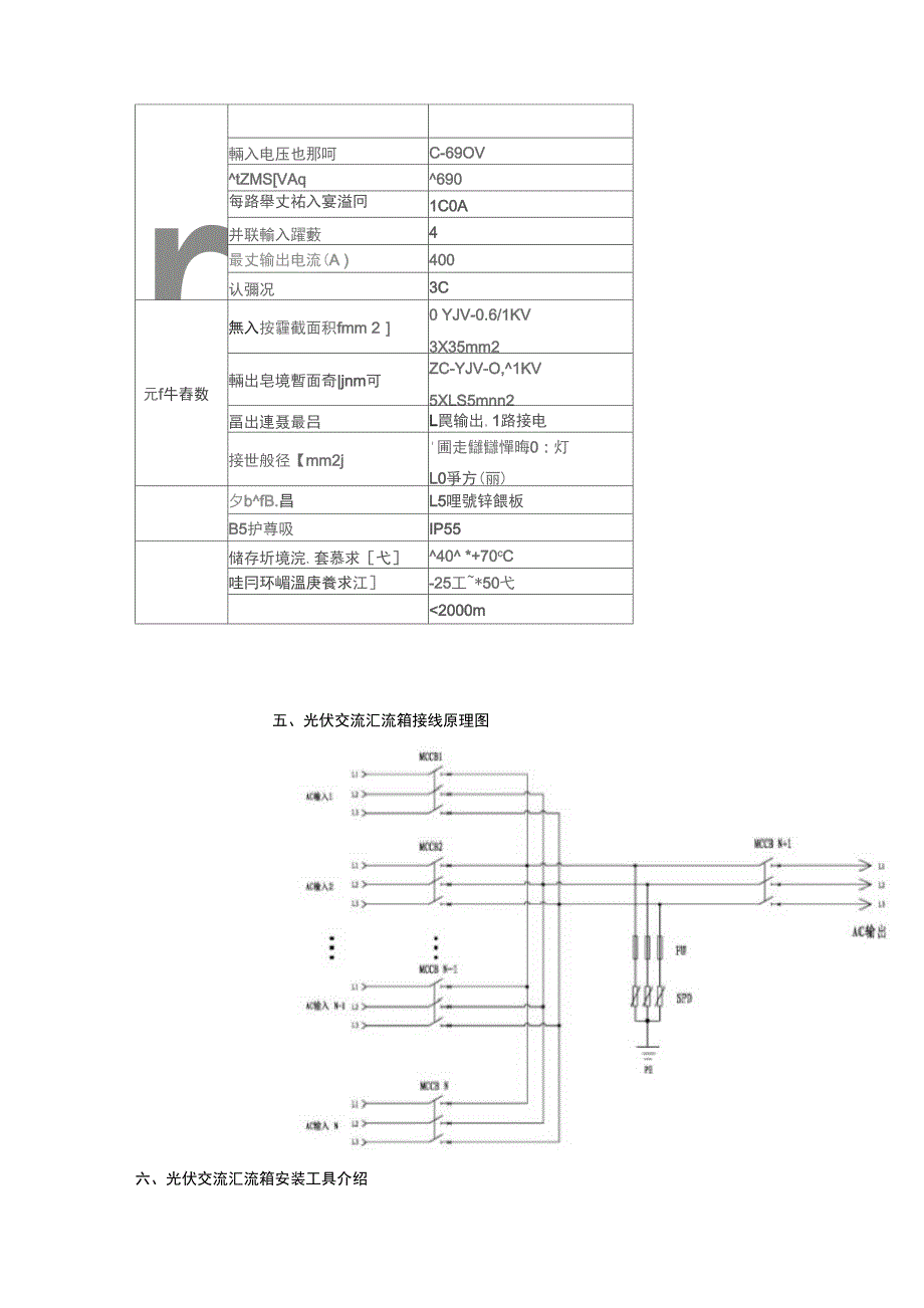 光伏发电交流汇流箱技术参数详解_第3页