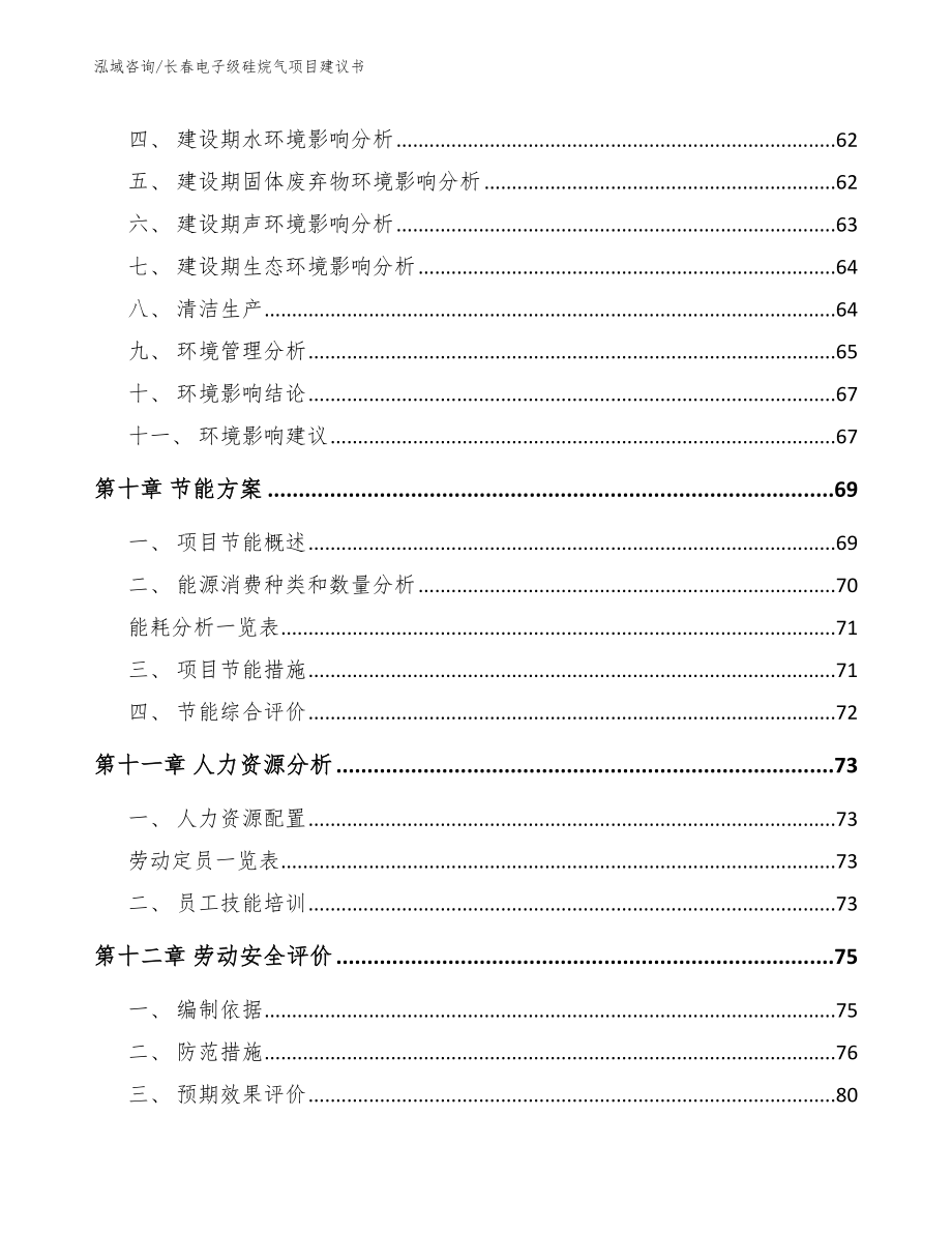 长春电子级硅烷气项目建议书_参考模板_第3页