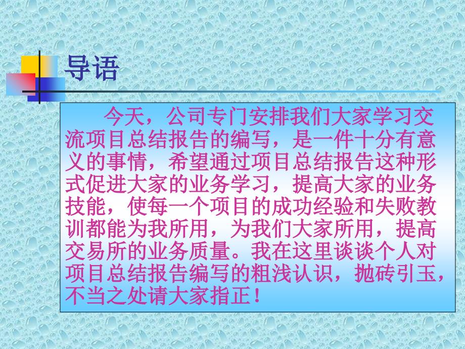 最新如何撰写项目总结ppt课件_第2页