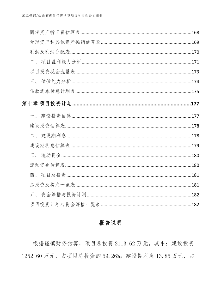 山西省提升传统消费项目可行性分析报告【参考模板】_第4页