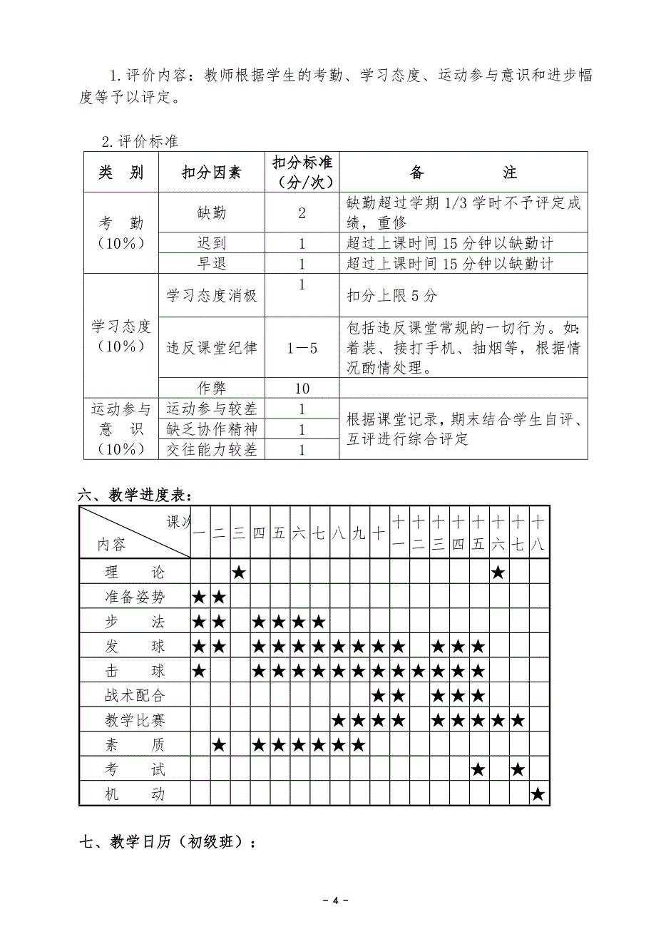 羽毛球课教学计划.doc_第4页