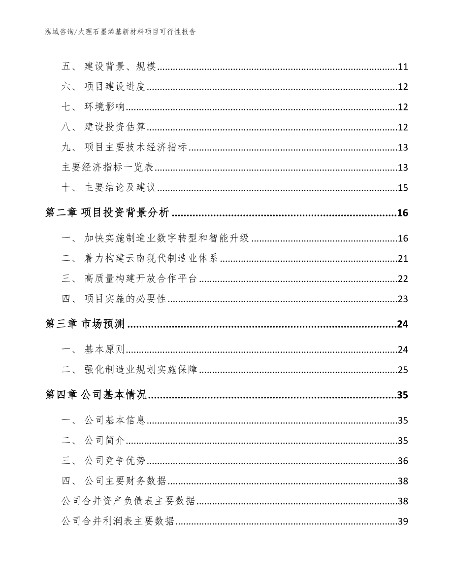 大理石墨烯基新材料项目可行性报告（参考模板）_第3页