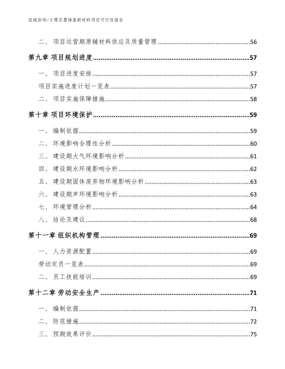 大理石墨烯基新材料项目可行性报告（参考模板）_第5页