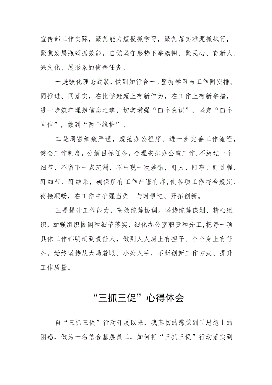 2023三抓三促行动学习体会八篇_第2页