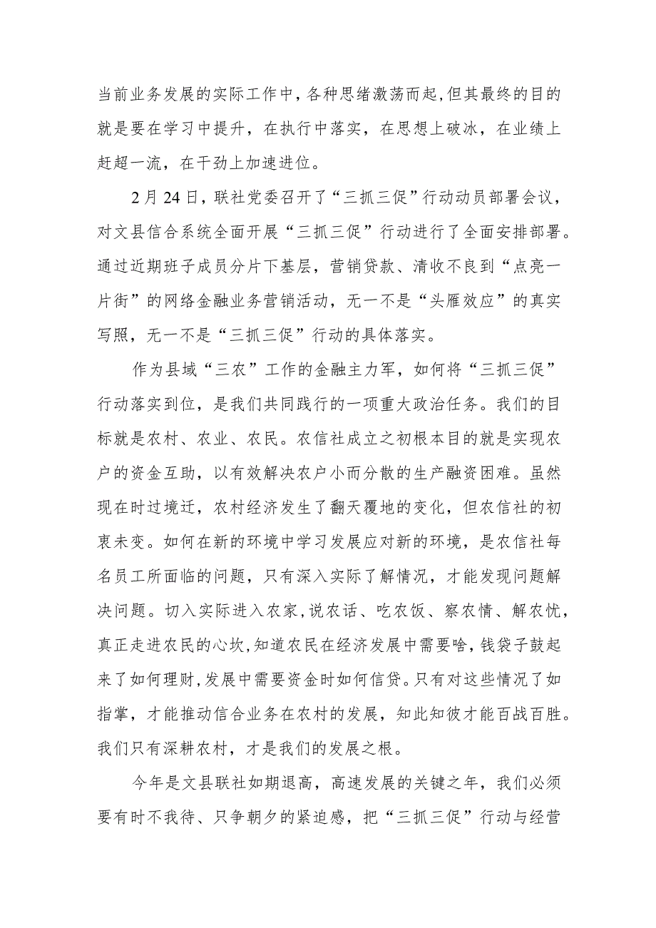 2023三抓三促行动学习体会八篇_第3页