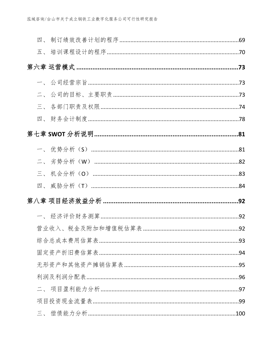 台山市关于成立钢铁工业数字化服务公司可行性研究报告参考模板_第3页