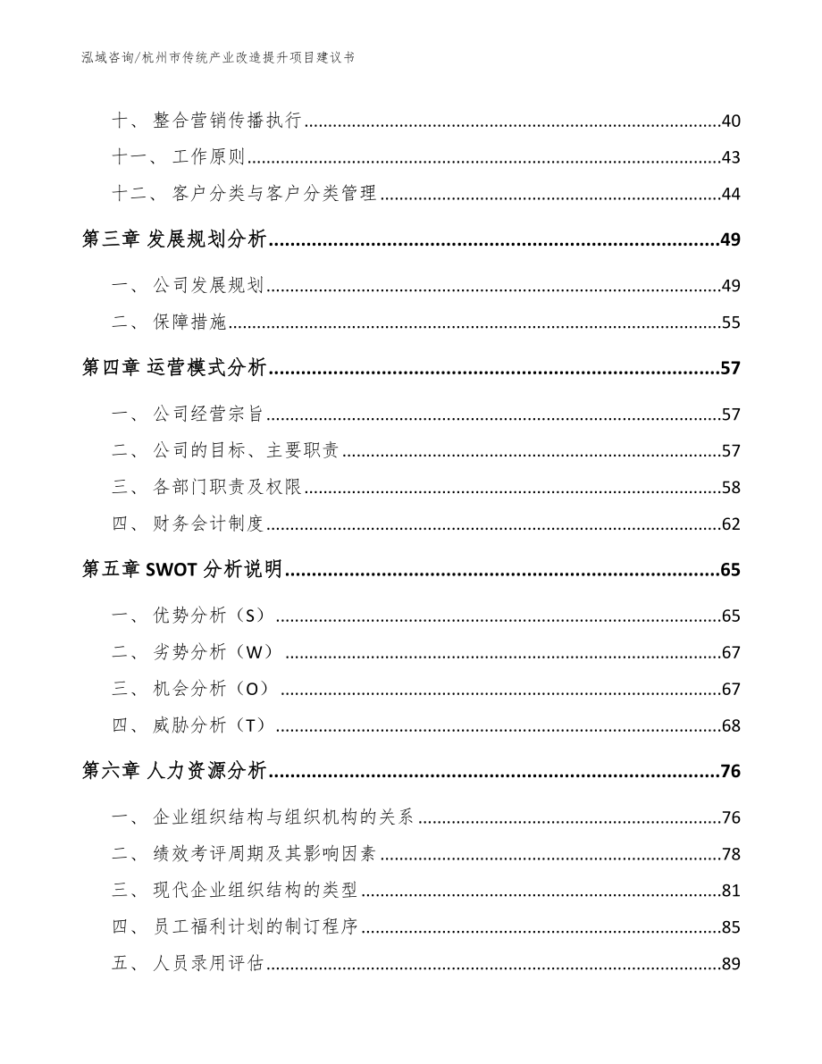 杭州市传统产业改造提升项目建议书_第2页