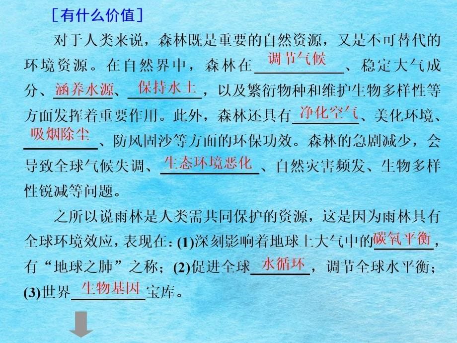 高三地理一轮复习考点突破第十五章森林的开发和保护以亚马孙热带雨林为例ppt课件_第5页