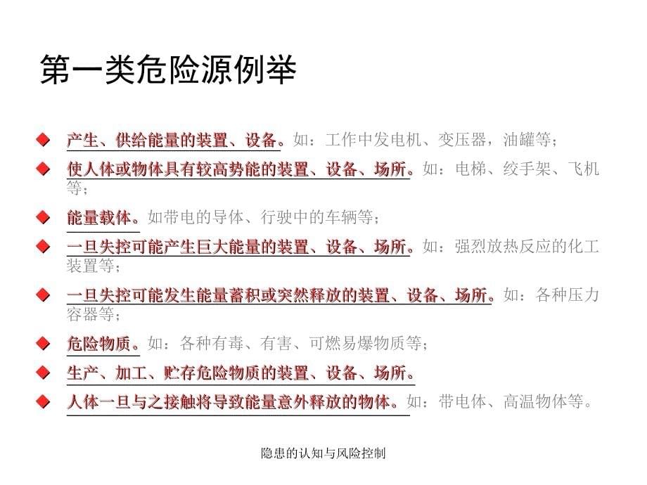 隐患的认知与风险控制课件_第5页