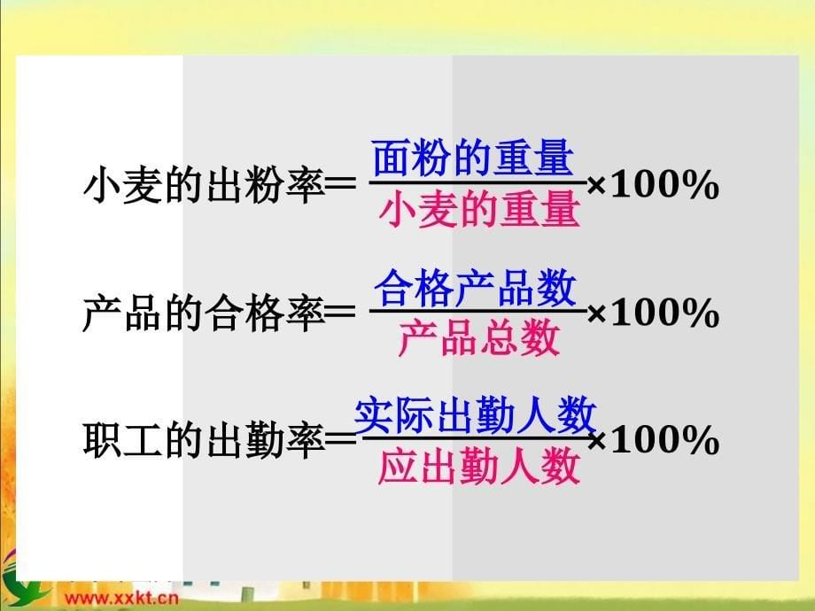 人教新课标数学六年级上册《总复习》课件之二_第5页