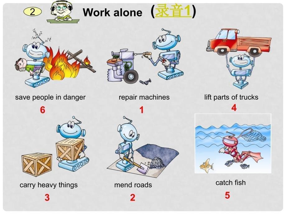 八年级英语上册 Unit 4 Our World Topic 2 How can we protect ourselves from the earthquake Section A课件2 （新版）仁爱版_第5页