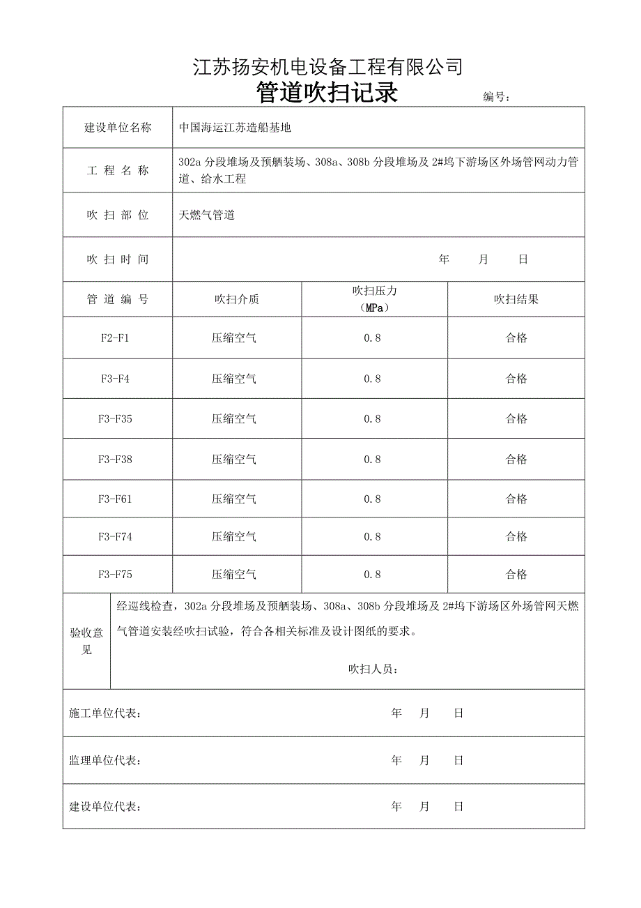 管道吹扫记录表.docx_第3页