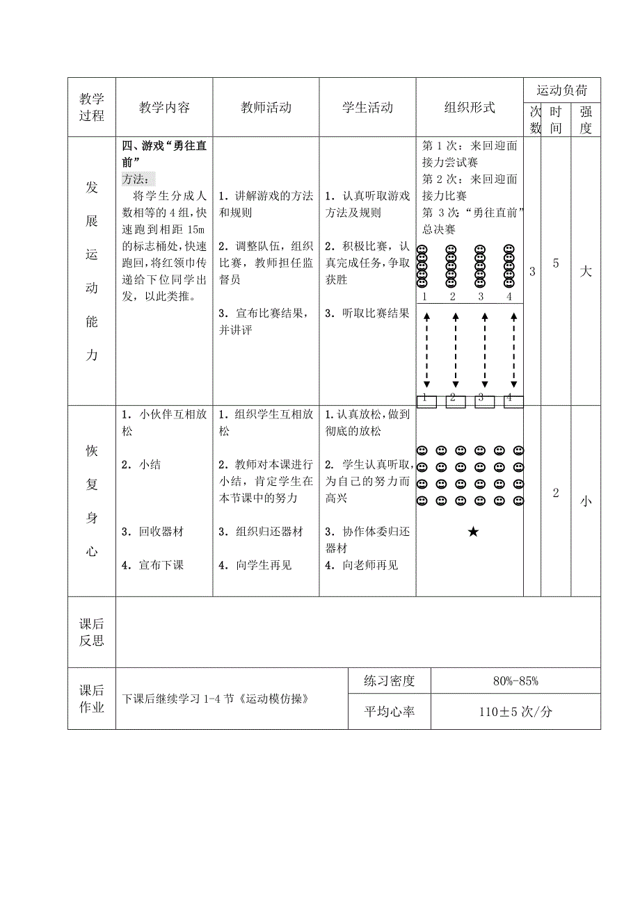 基本体操-模仿操 教案_第3页