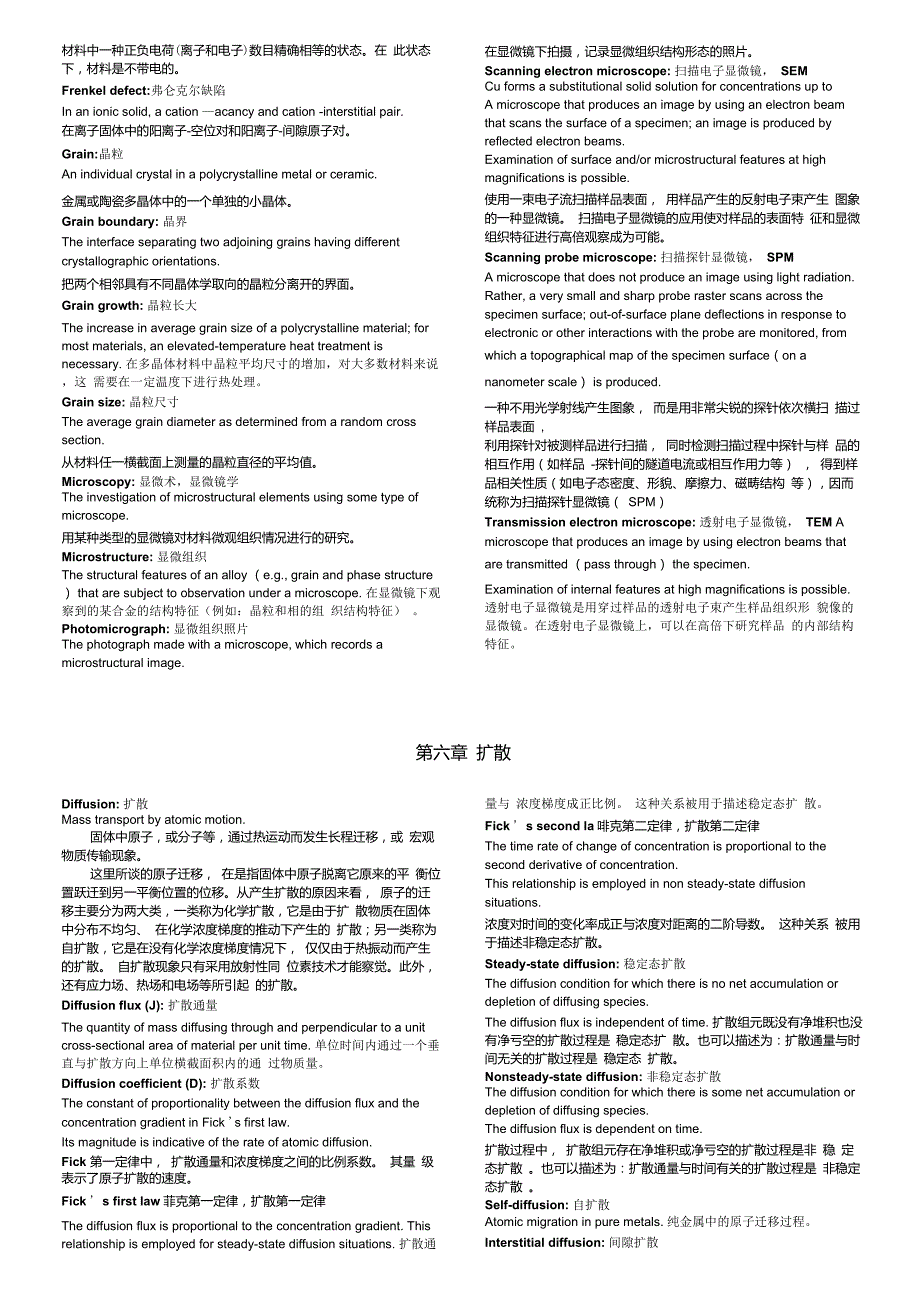 材料科学基础专有名词英文翻译_第3页