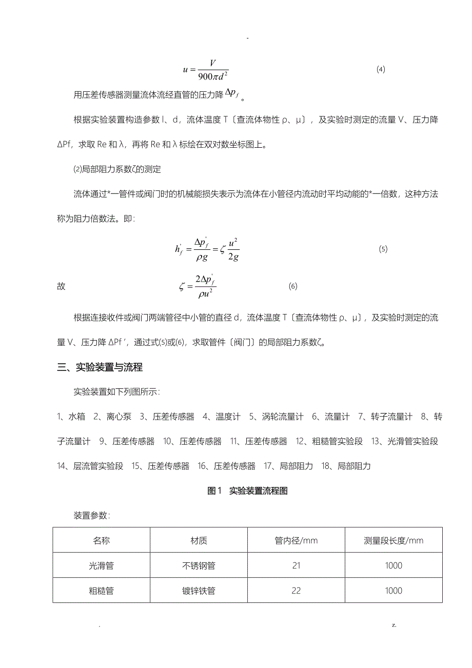 流体力学综合实验-实验报告_第2页