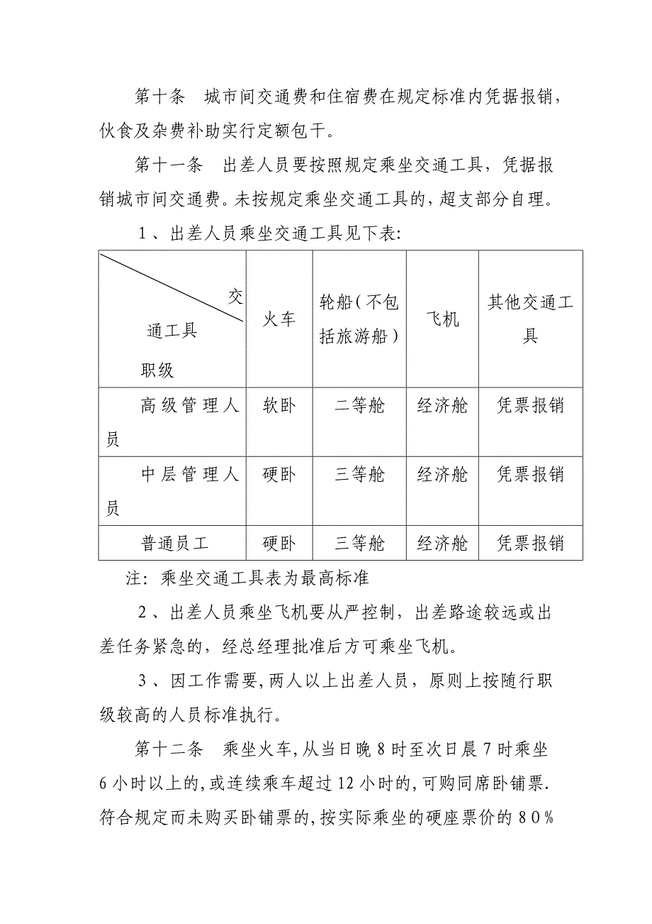 国有企业差旅费管理制度(完整资料)_第4页