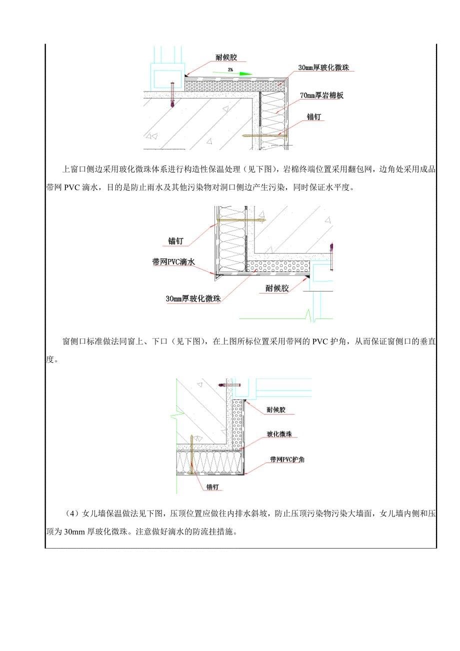 岩棉外墙保温技术交底_第5页