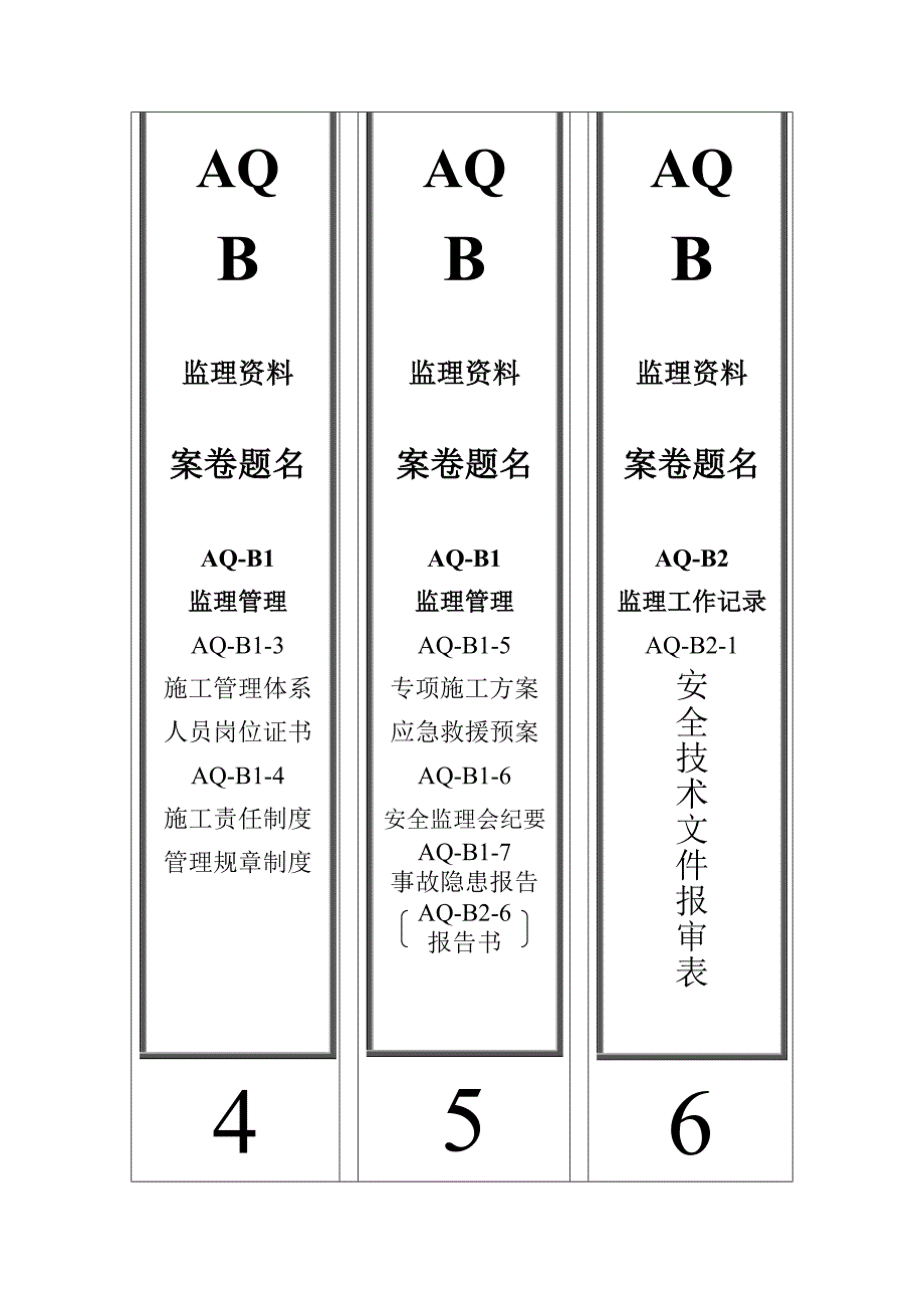 安全档案盒侧标_第2页