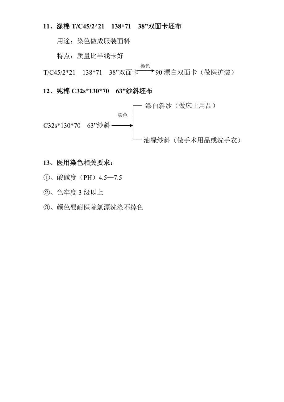 医用面料常用品种及要求.doc_第5页