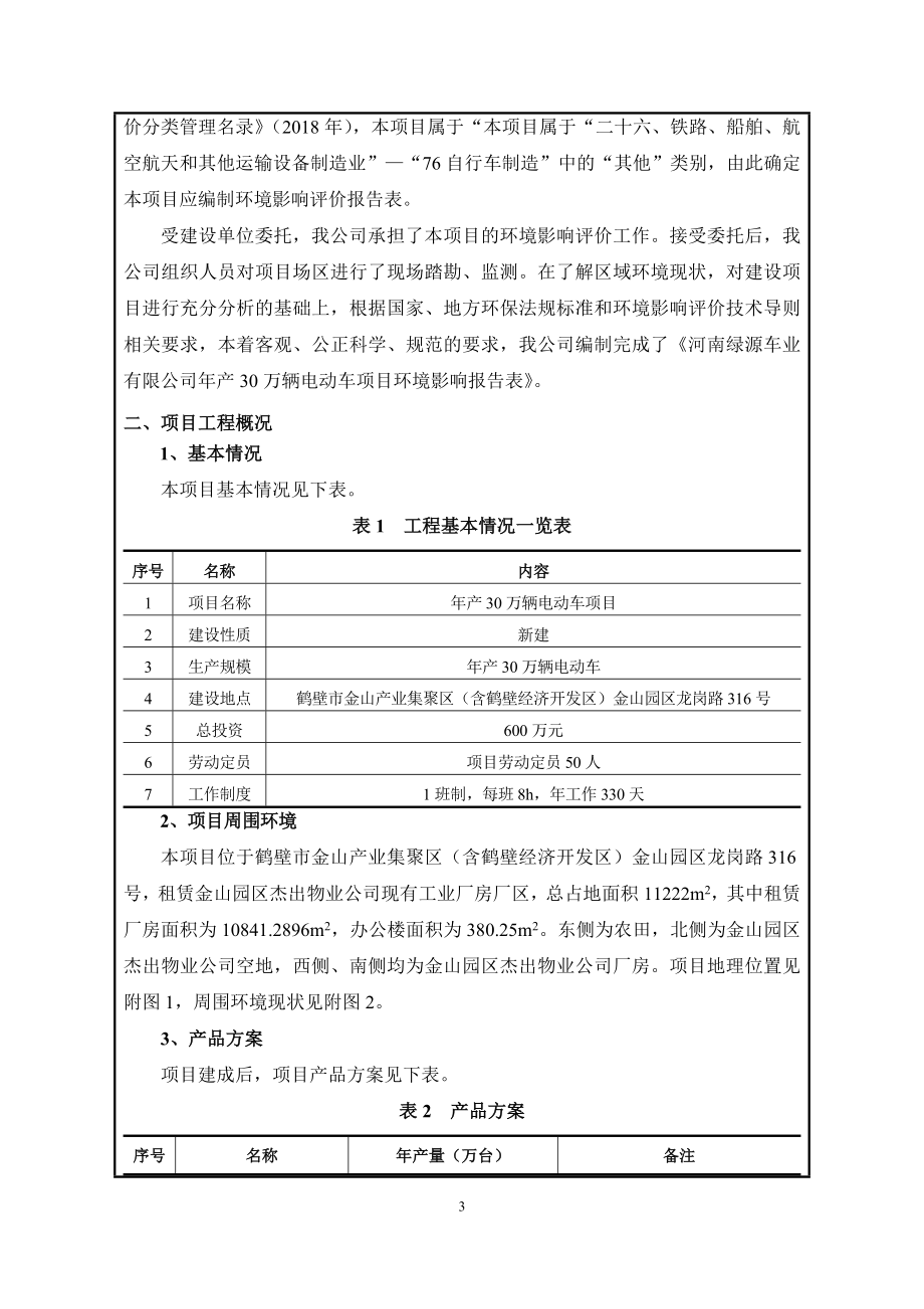 河南绿源车业有限公司年产30万辆电动车项目环境影响报告.doc_第3页