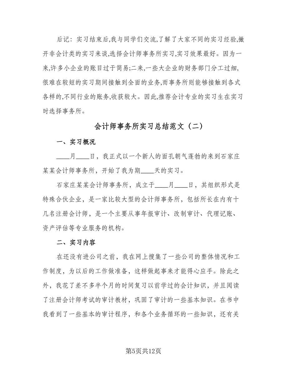 会计师事务所实习总结范文（二篇）.doc_第5页