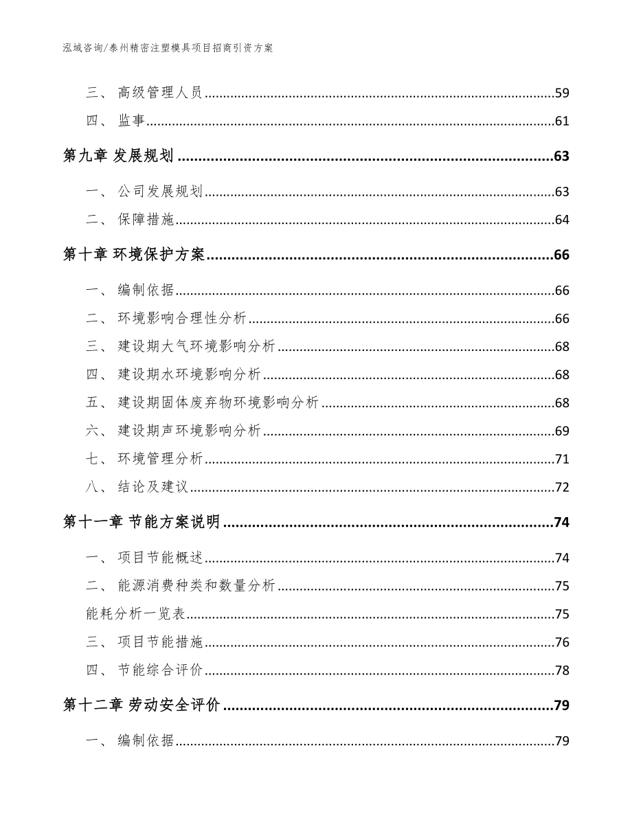 泰州精密注塑模具项目招商引资方案【模板范本】_第4页