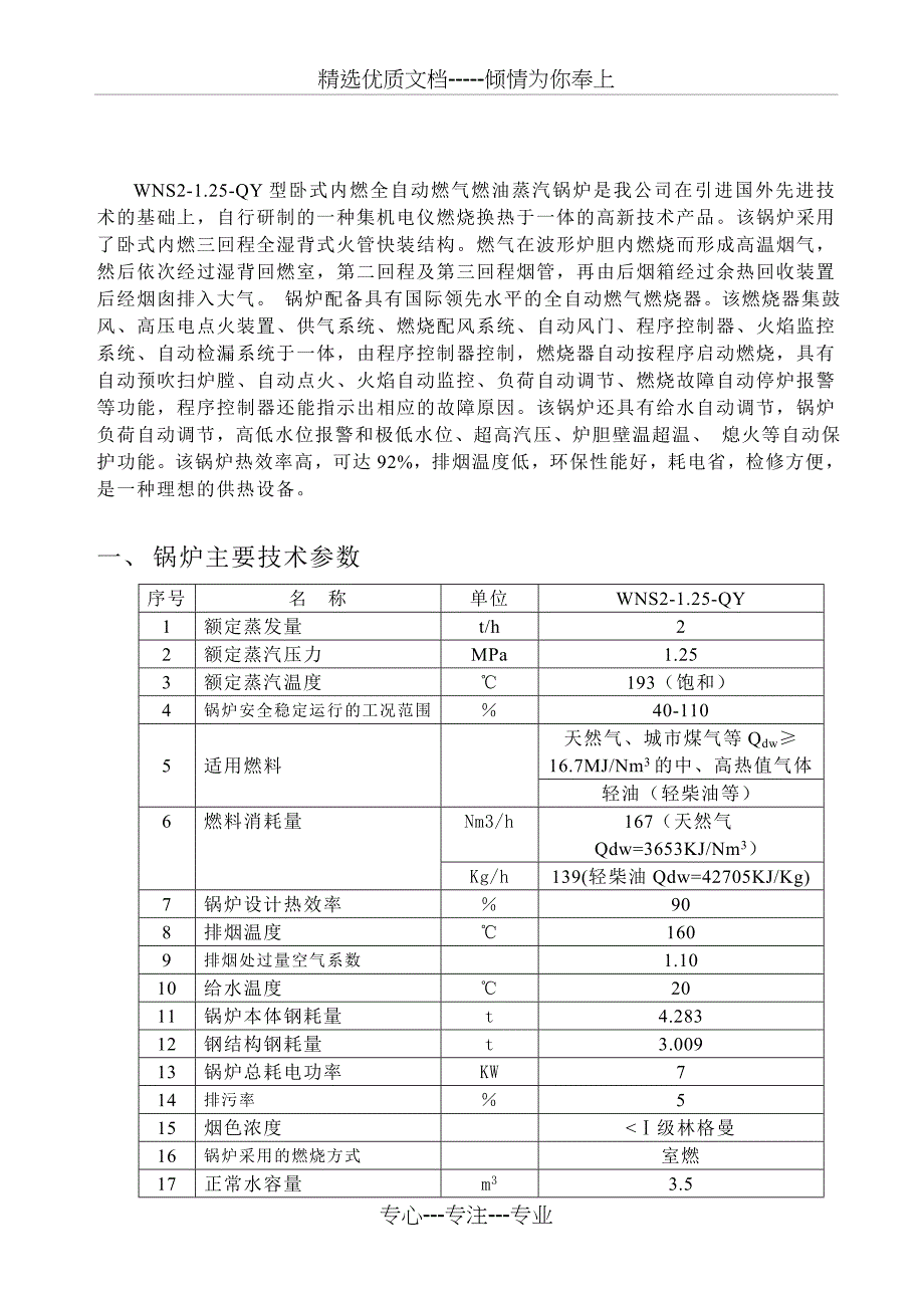 2T蒸汽锅炉设计说明_第2页