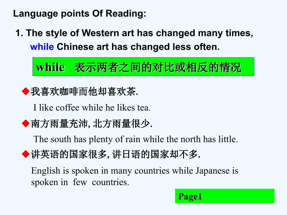 高二英语 Unit1 Art-Warming up &amp;ampamp; Reading课件 新人教版选修6_第2页