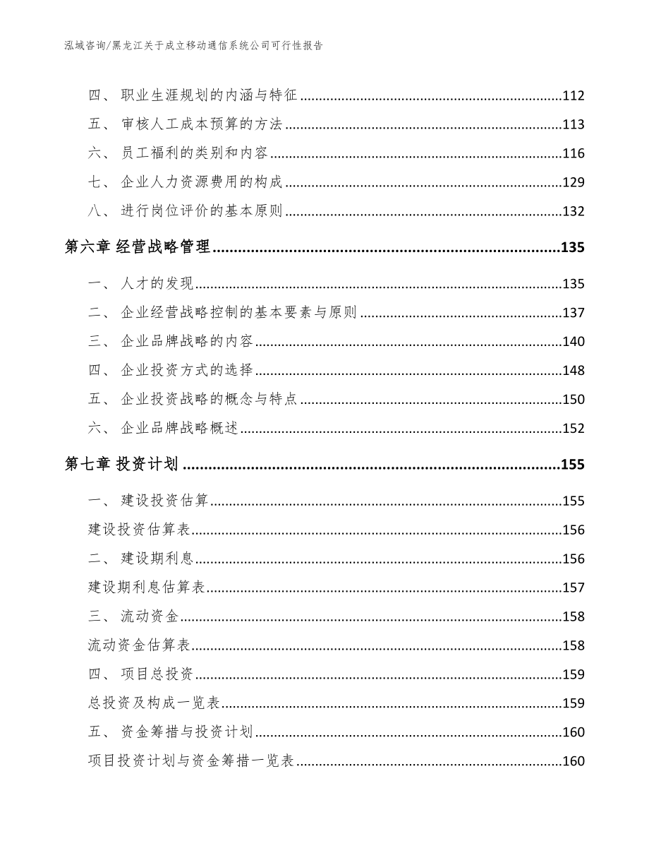 黑龙江关于成立移动通信系统公司可行性报告_第4页