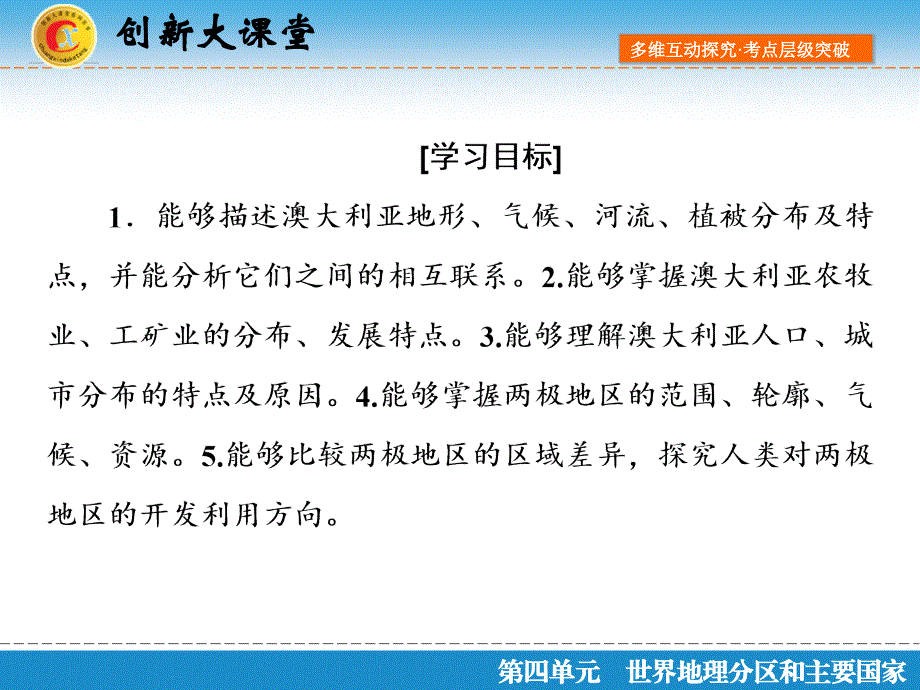 世界地理第2部分第4单元第12课时澳大利亚和极地地区_第2页