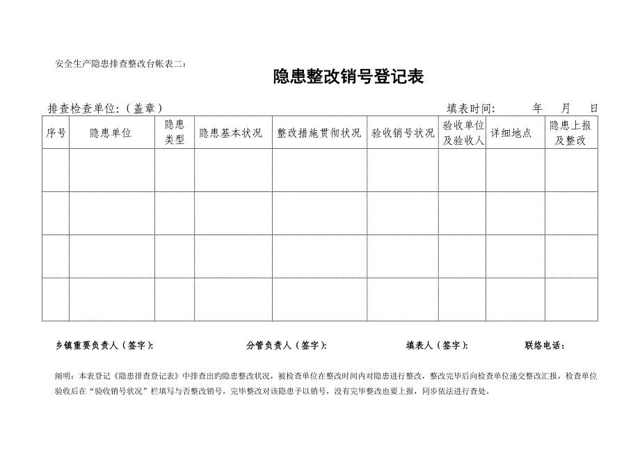 辖区内基础信息台帐表一_第4页