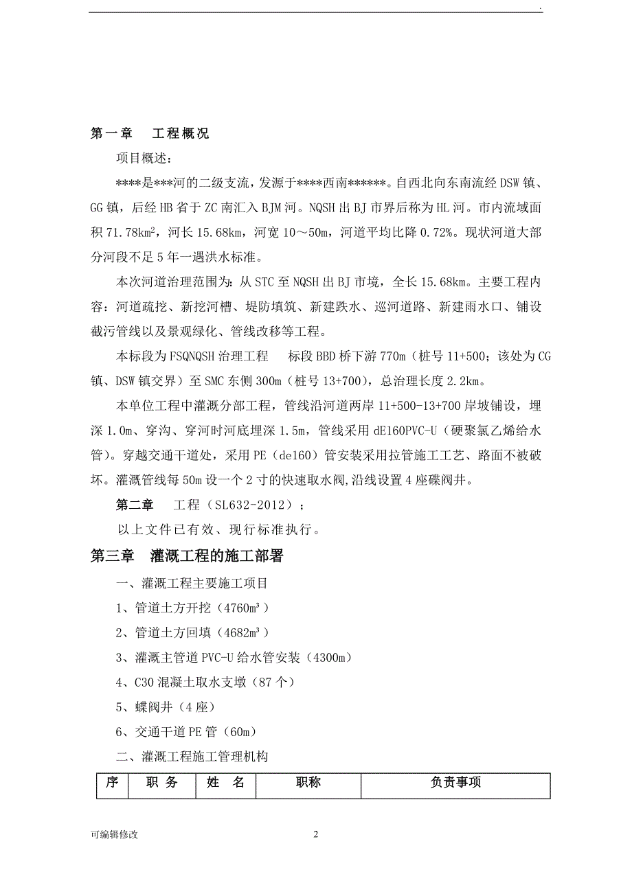 灌溉工程施工方案_第2页