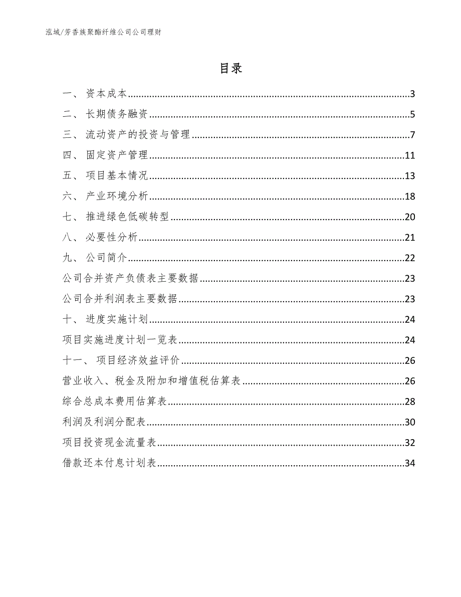 芳香族聚酯纤维公司公司理财_第2页