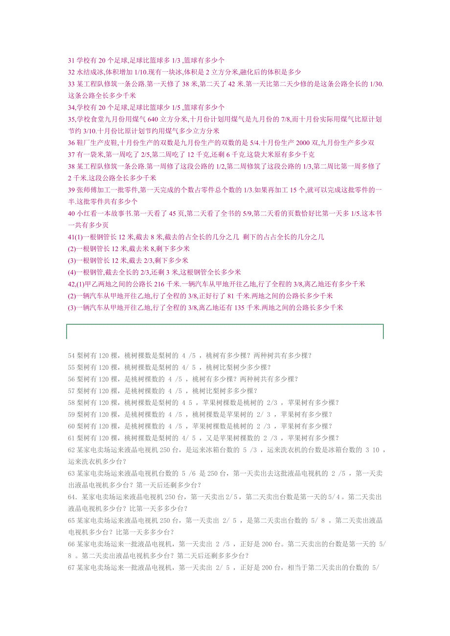 分数应用题练习题.doc_第2页
