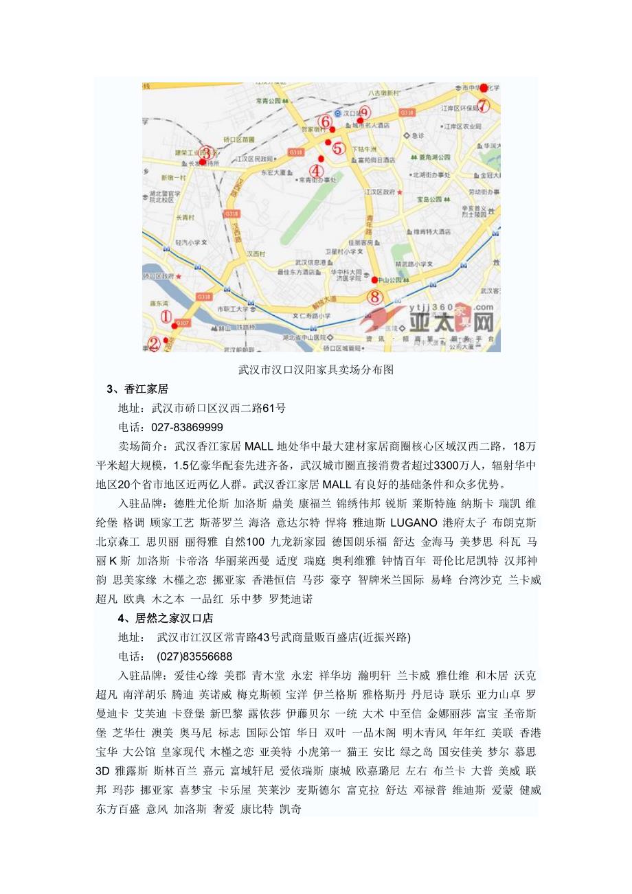 武汉市家具卖场分布图.doc_第2页