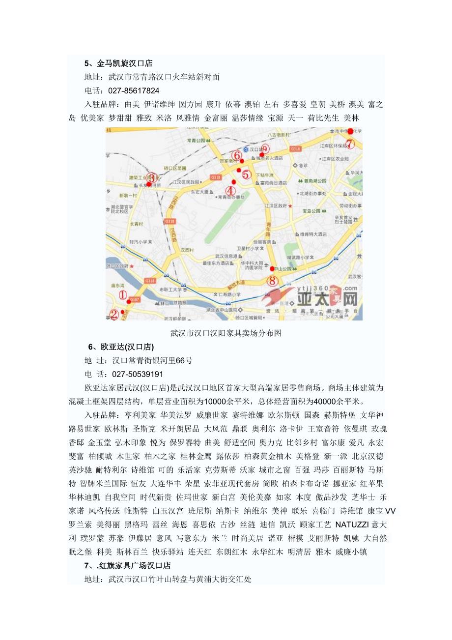 武汉市家具卖场分布图.doc_第3页