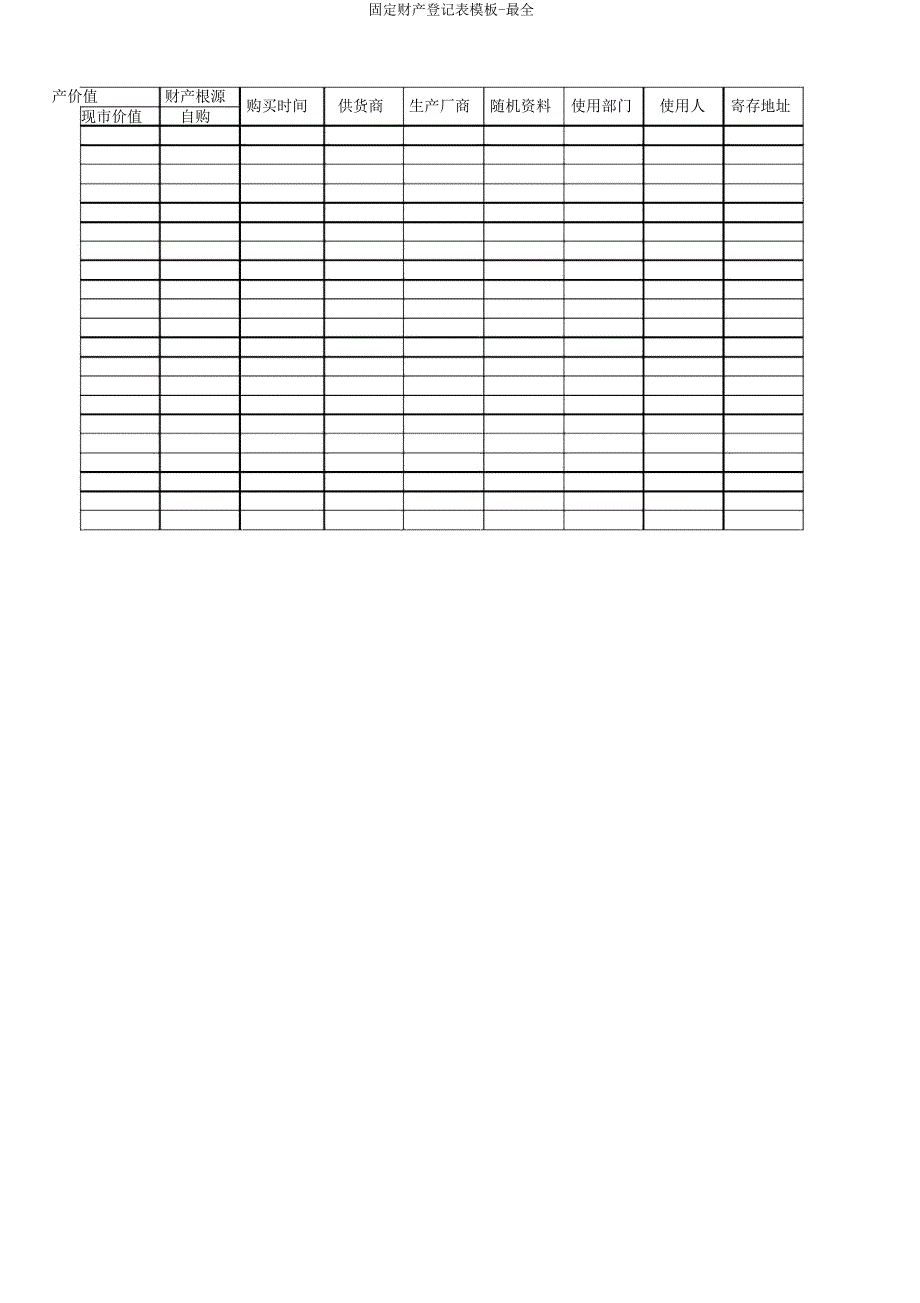 固定资产登记表模板2.doc_第2页