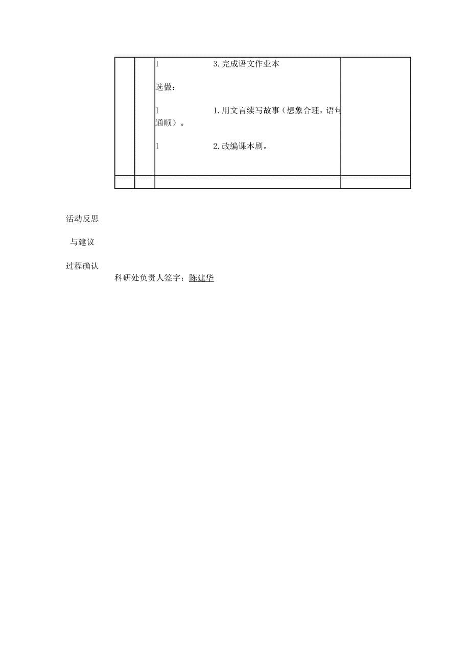 学校校本培训活动记录表_第5页