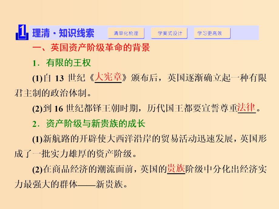 2018-2019学年高中历史 第二单元 民主与专制的搏斗 第4课 英国资产阶级革命课件 岳麓版选修2.ppt_第2页