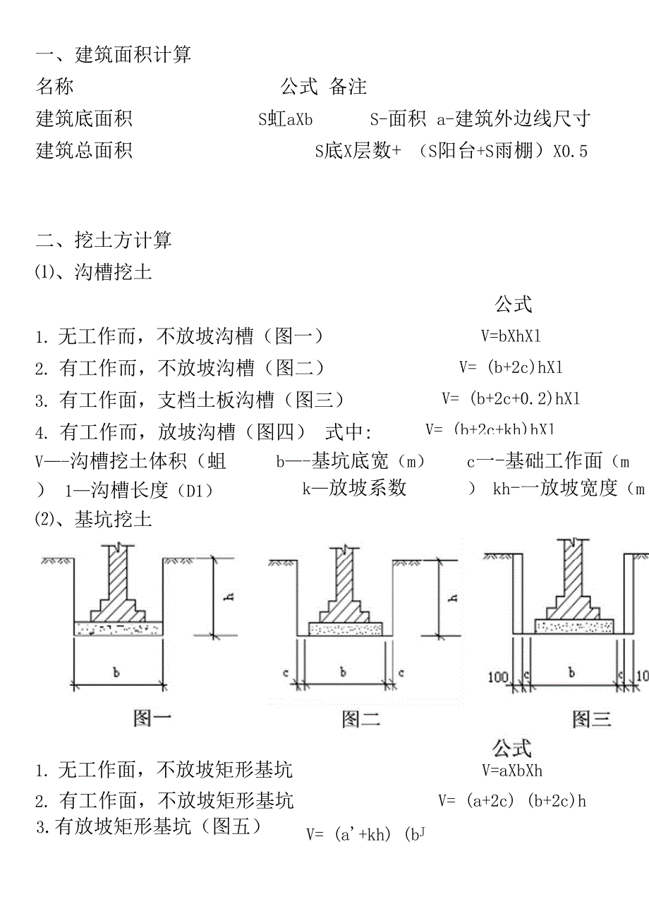 挖土方计算公式_第1页