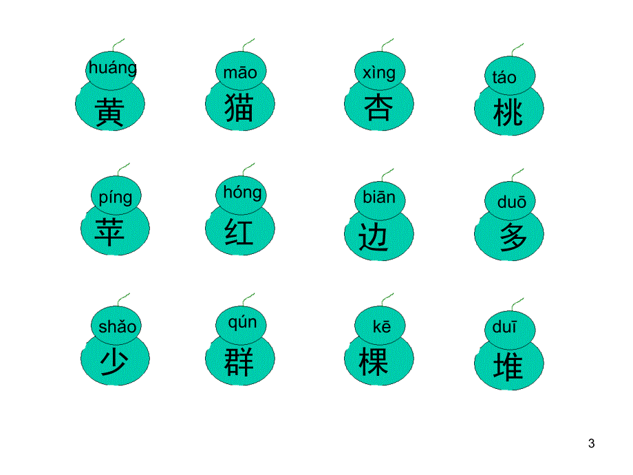 小学语文各种识字游戏课堂PPT_第3页