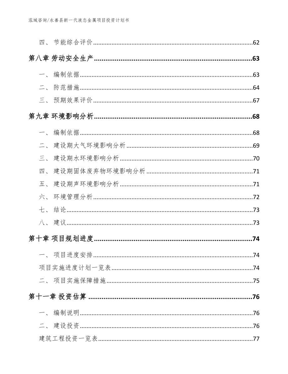 永善县新一代液态金属项目投资计划书_第4页