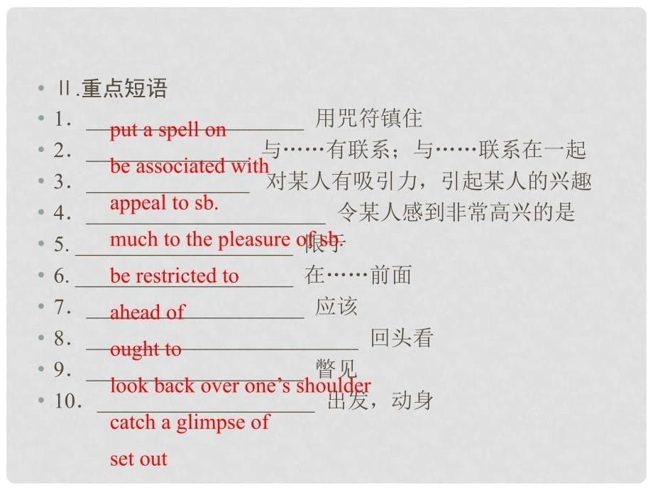 高中英语 Module 2 Fantasy Literature Section 4 Other Parts of the Module课件 外研版选修6_第5页