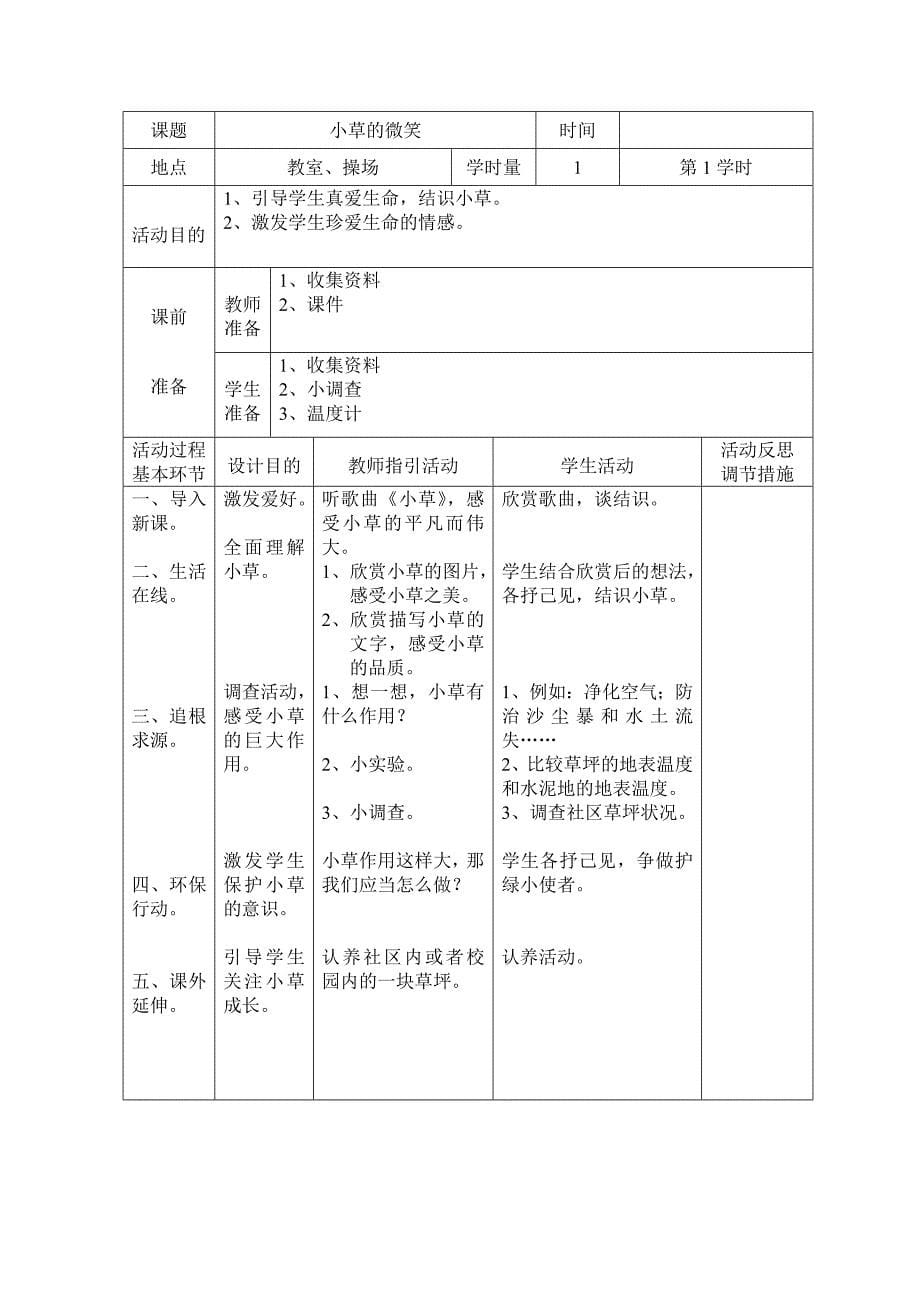 地方课程环境教育教案_第5页