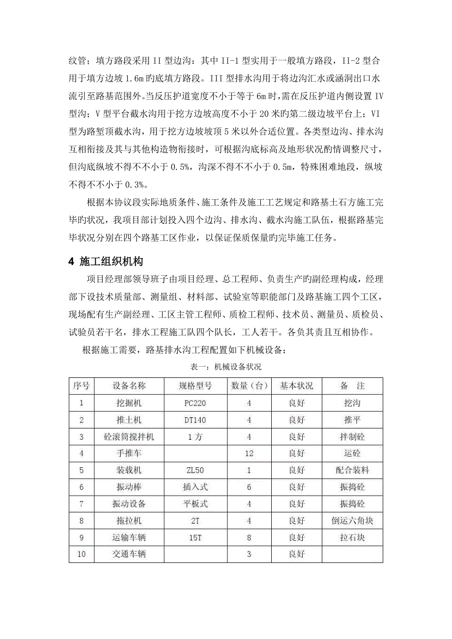 边沟排水沟截水沟施工方案_第3页